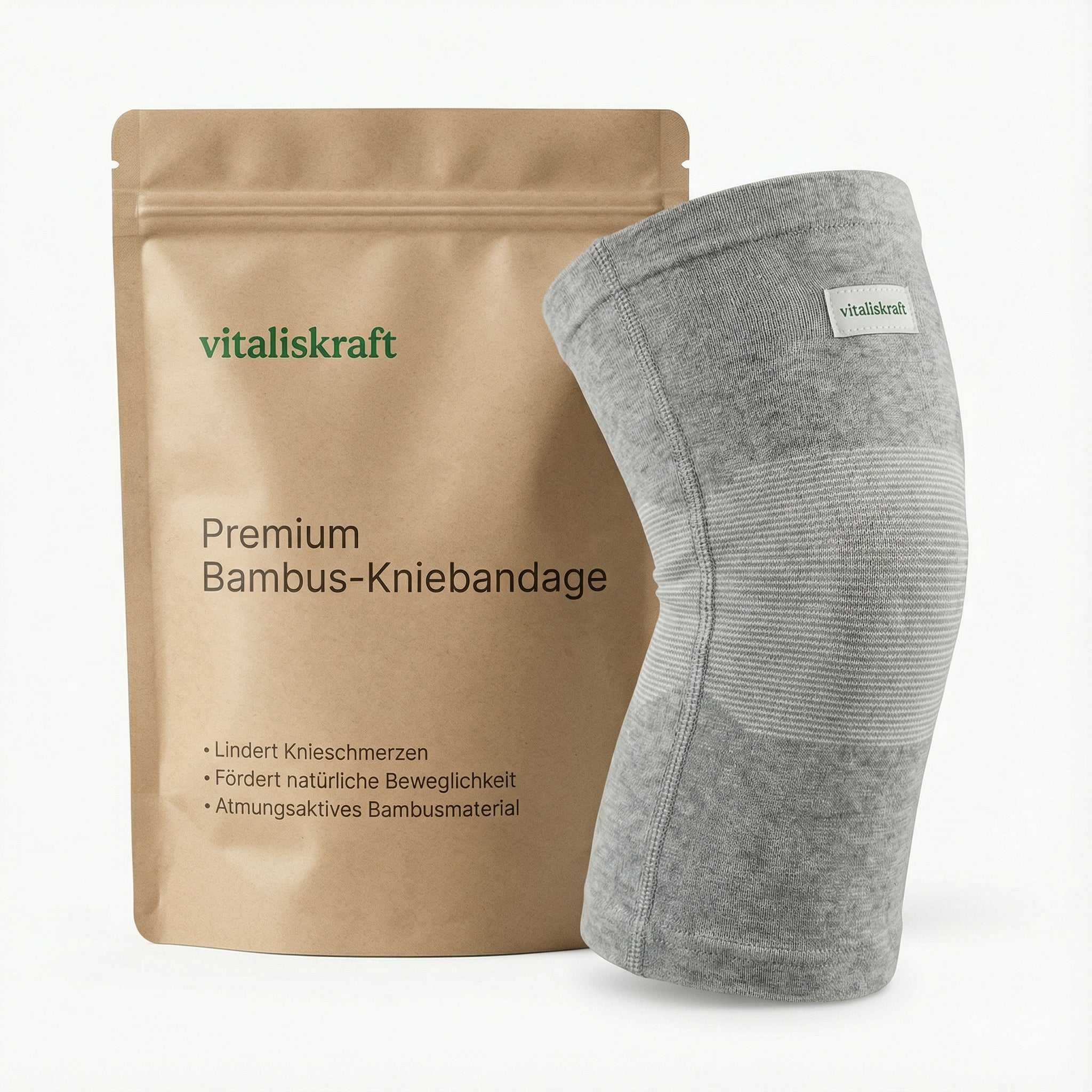 Premium Bambus-Kniebandage