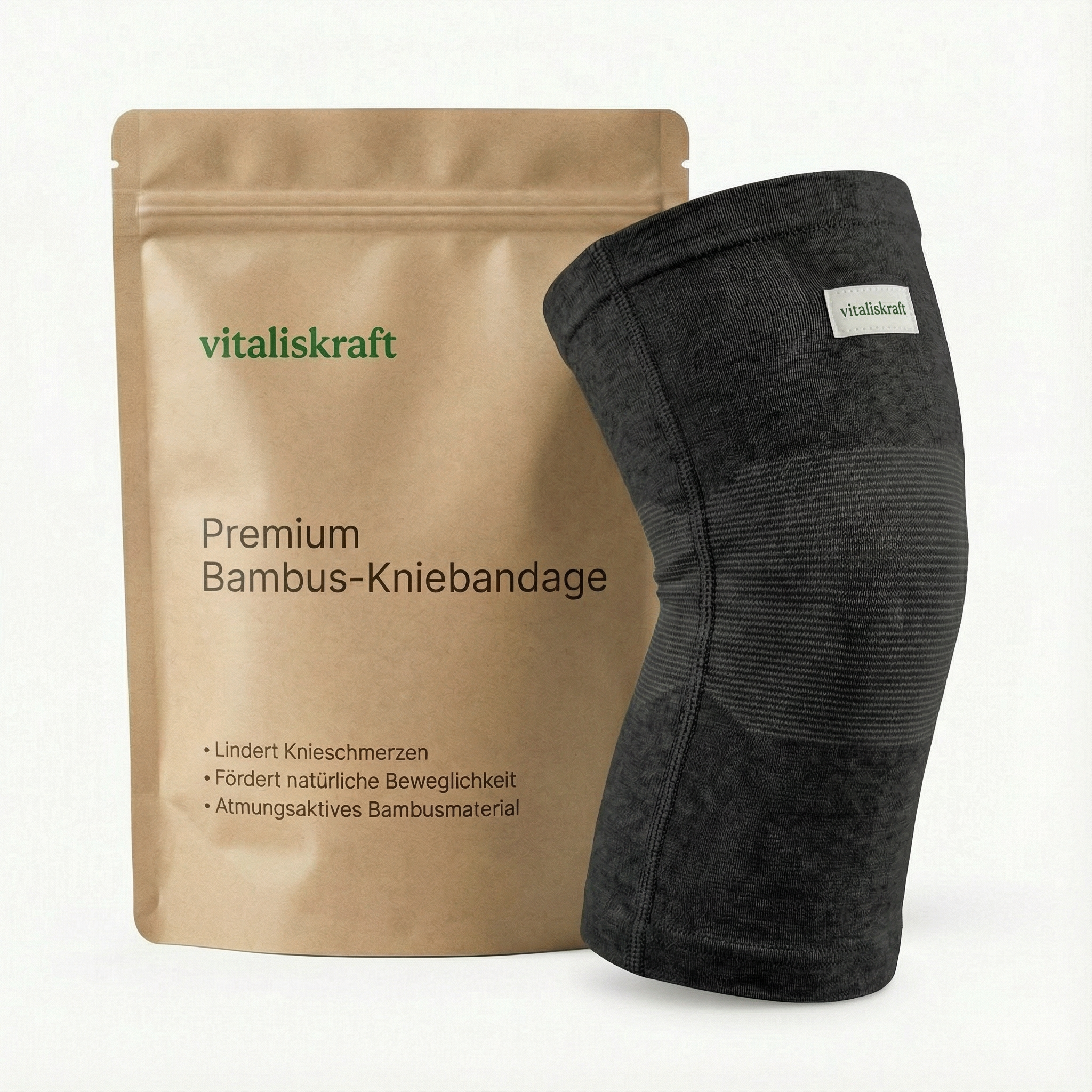 Premium Bambus-Kniebandage